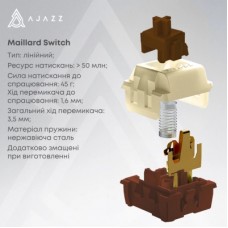 Клавиатура Ajazz AK980 V2 Maillard Switch Wireless/Bluetooth/USB UA Black/Grey/Yellow (AK980-V2-M-BGY) Клавиатура Ajazz AK980 V2 Maillard Switch Wireless/Bluetooth/USB UA Black/Grey/Yellow (AK980-V2-M-BGY) - Фото