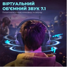 Наушники Fifine H16 7.1 RGB Black (H16) - Фото