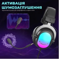 Наушники Fifine H16 7.1 RGB Black (H16) - Фото