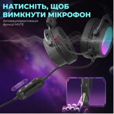 Наушники Fifine H16 7.1 RGB Black (H16) - Фото