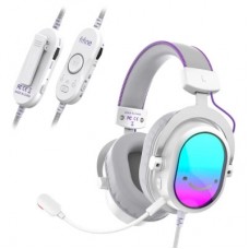 Навушники Fifine H16 7.1 RGB White (H16W) - Фото