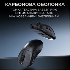 Мышка Ajazz AJ199 Carbon fiber Wireless/Bluetooth/USB Black (AJ199-B) Мышка Ajazz AJ199 Carbon fiber Wireless/Bluetooth/USB Black (AJ199-B) - Фото