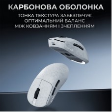 Мышка Ajazz AJ199 Carbon fiber Wireless/Bluetooth/USB White (AJ199-W) Мышка Ajazz AJ199 Carbon fiber Wireless/Bluetooth/USB White (AJ199-W) - Фото