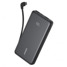 Батарея універсальна Anker 10000 mAh, 22.5W, Built-In USB-C Cable, black (A110DH11)