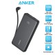 Батарея універсальна Anker 10000 mAh, 22.5W, Built-In USB-C Cable, black (A110DH11)