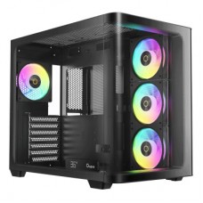 Корпус для ПК OCYPUS IOTA C70 BK CURVE ARGB DIGITAL (IOTA-C70-BKD400CD-GL)