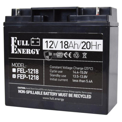 Батарея до ДБЖ Full Energy 12 В 18 А·год (FEP-1218)