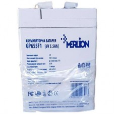Батарея до ДБЖ Merlion 6V — 5.5 Ah (GP655F1) - Фото