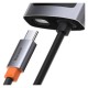 Концентратор Baseus USB-C 4-in-1 3xUSB 3.0 + RJ45 1000Mbps gray (WKWG070113) Концентратор Baseus USB-C 4-in-1 3xUSB 3.0 + RJ45 1000Mbps gray (WKWG070113)