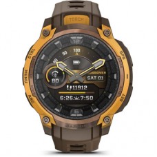 Смарт-годинник Garmin Instinct Crossover AMOLED, BronzeSunburst/Cocoa, GPS смарт-годинник (010-03398-01) Смарт-годинник Garmin Instinct Crossover AMOLED, BronzeSunburst/Cocoa, GPS смарт-годинник (010-03398-01) - Фото