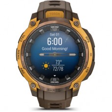 Смарт-годинник Garmin Instinct Crossover AMOLED, BronzeSunburst/Cocoa, GPS смарт-годинник (010-03398-01) Смарт-годинник Garmin Instinct Crossover AMOLED, BronzeSunburst/Cocoa, GPS смарт-годинник (010-03398-01) - Фото