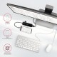 Концентратор AXAGON USB-C 6-in-1 to 4xUSB-A 5Gbps + 1xUSB-C PD100W + HDMI 4K30Hz 0.2m aluminum (HMC-6H4A)