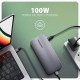 Концентратор AXAGON USB-C 12-in-1 HDMI + DisplayPort + RJ45 1000Mbps + PD100W aluminum gray (HMC-12GM2)