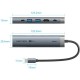 Концентратор VENTION USB-C 6-in-1 HDMI + 2xUSB 3.0 + RJ45 + PD 100W (TGNHB)
