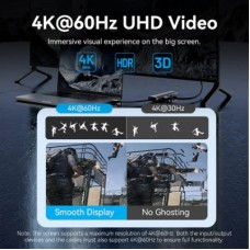 Концентратор VENTION USB-C 6-in-1 HDMI + 2xUSB 3.0 + RJ45 + PD 100W (TGNHB) - Фото