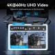 Концентратор VENTION USB-C 6-in-1 HDMI + 2xUSB 3.0 + RJ45 + PD 100W (TGNHB)