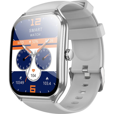 Смарт-часы HOCO Y28 AMOLED Smart sports watch (call version) Silver (6942007648486)