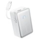 Батарея універсальна Anker Nano 10000 mAh, 45 W, Built-In USB-C Cable, white (A1638H21)
