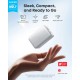 Батарея універсальна Anker Nano 10000 mAh, 45 W, Built-In USB-C Cable, white (A1638H21)
