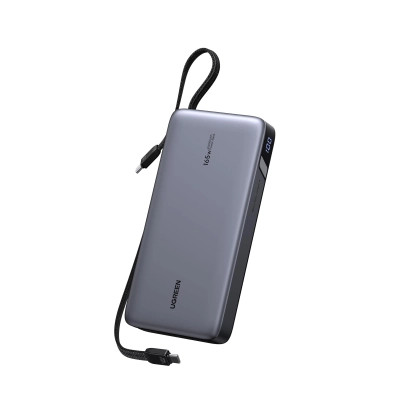 Батарея універсальна Ugreen 25000 mAh 165W DualCable (PB552 55995B)