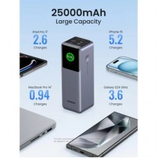 Батарея універсальна Ugreen 25000 mAh 200 W Nexode Smart Display (PB722 35525B) - Фото