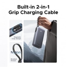 Батарея універсальна Ugreen 20000 mAh 45 W with Built-in Cable (PB536 55988B) - Фото