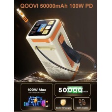 Павербанк QOOVI 50000mAh 100W PD - Фото