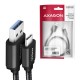 Дата кабель USB 3.2 AM to USB-C 2.0m black AXAGON (BUCM3-AM20AB) Дата кабель USB 3.2 AM to USB-C 2.0m black AXAGON (BUCM3-AM20AB)