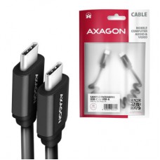 Дата кабель USB-C to USB-C 0.6m 60W black AXAGON (BUCM-CM10TB) - Фото