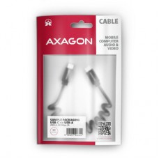 Дата кабель USB-C to USB-C 0.6m 60W black AXAGON (BUCM-CM10TB) - Фото