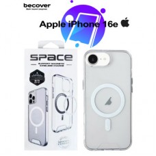 Чехол для мобильного телефона BeCover Space Case MagSafe Apple iPhone 16e Transparent (713884) - Фото