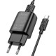 Зарядний пристрій HOCO C134A USB + cable USB to USB-C 2.4 A black (6942007621359)