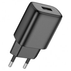 Зарядное устройство HOCO C134A USB 2.4A black (6942007621298)