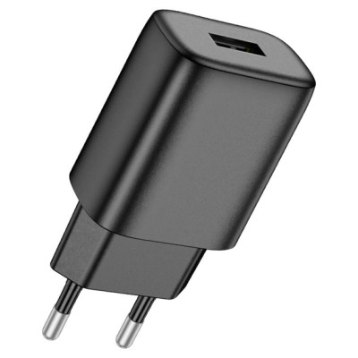 Зарядное устройство HOCO C134A USB 2.4A black (6942007621298)
