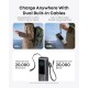 Батарея універсальна Anker 25000 mAh, 165W, PD/3/0, QC/3/0, Built-In Double USB-C Cables, black (A1695H11)