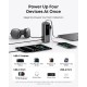 Батарея універсальна Anker 25000 mAh, 165W, PD/3/0, QC/3/0, Built-In Double USB-C Cables, black (A1695H11)