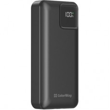 Батарея универсальная ColorWay 20 000 mAh Optimal Power PD/22.5W, QC/3.0, Black (CW-PB200LPB5BK-PDD) - Фото