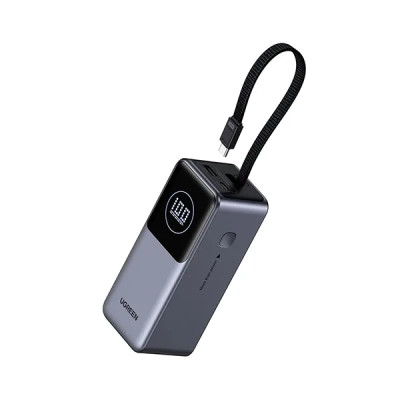 Батарея універсальна Ugreen 20000 mAh 130W Nexode Smart Display with Built-in Cable (PB723 55365B)