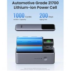 Батарея універсальна Ugreen 20000 mAh 130W Nexode Smart Display with Built-in Cable (PB723 55365B) - Фото