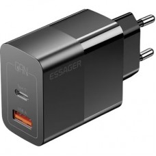 Зарядний пристрій 1xUSB-C + 1xUSB 33 W Essager (ECTAC-PCB01-P) - Фото