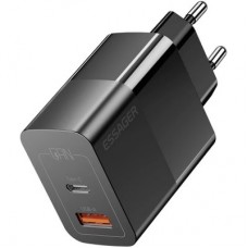 Зарядний пристрій 1xUSB-C + 1xUSB 33 W Essager (ECTAC-PCB01-P) - Фото