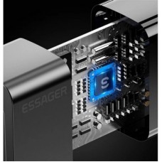 Зарядний пристрій 1xUSB-C + 1xUSB 33 W Essager (ECTAC-PCB01-P) - Фото