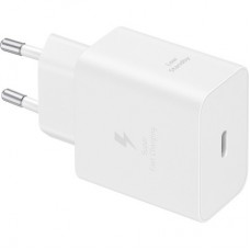 Зарядний пристрій Samsung USB-C 45 W + cable USB-C to USB-C white (EP-T4511XWEGEU) - Фото