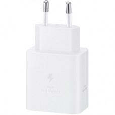 Зарядний пристрій Samsung USB-C 45 W + cable USB-C to USB-C white (EP-T4511XWEGEU) - Фото
