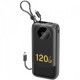 Батарея универсальная Dudao K13Pro 20000mAh 22,5W PD, QC, with built-in USB-C/Lightning cables (6977196680276)