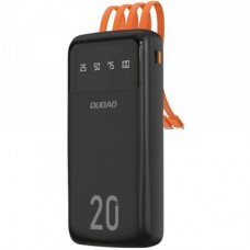 Батарея універсальна Dudao K6Pro+ 20000 mAh 10 W with USB-C/Lightning/MicroUSB/USB-A cables (6977196682393)