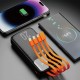 Батарея універсальна Dudao K6Pro+ 20000 mAh 10 W with USB-C/Lightning/MicroUSB/USB-A cables (6977196682393)