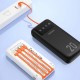 Батарея універсальна Dudao K6Pro+ 20000 mAh 10 W with USB-C/Lightning/MicroUSB/USB-A cables (6977196682393)