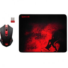 Мышка Defender M601WL-BA Wireless + mouse pad Black/Red (78227)