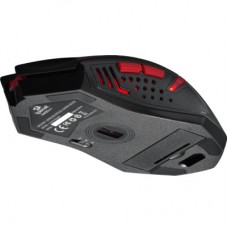 Мышка Defender M601WL-BA Wireless + mouse pad Black/Red (78227) - Фото